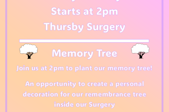 Thursby Surgery Wellbeing Event 14.05.25