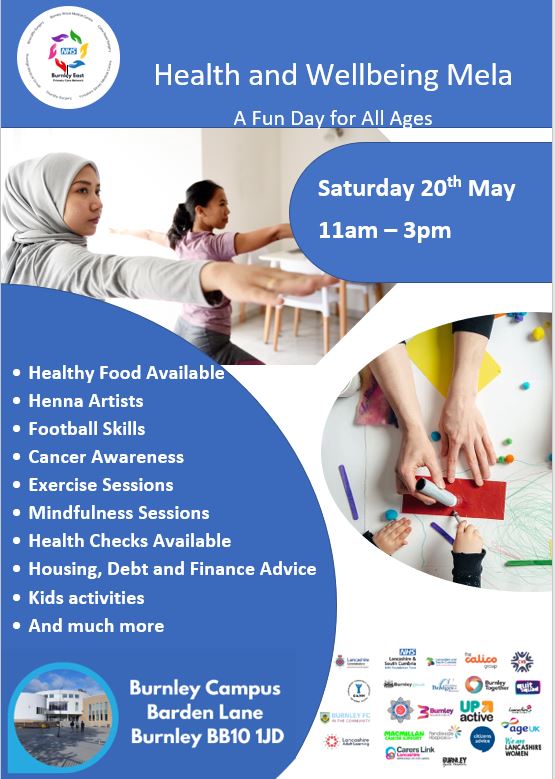 Health and Wellbeing Mela 20th May 2023 11am-3pm